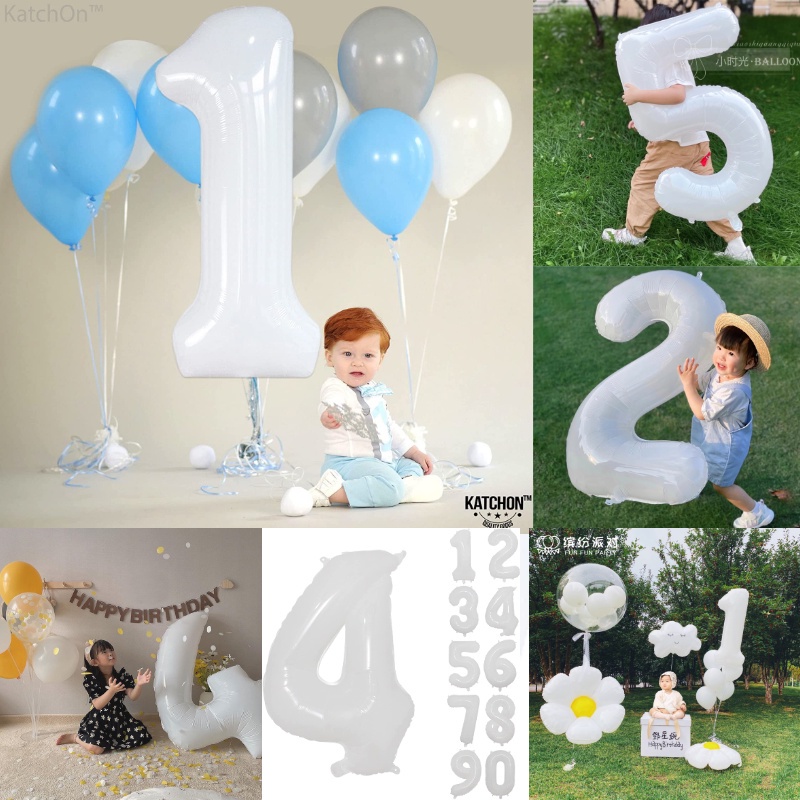 Bong Bóng Nhôm Hình Số 0-9 32 inch Dùng Trang Trí