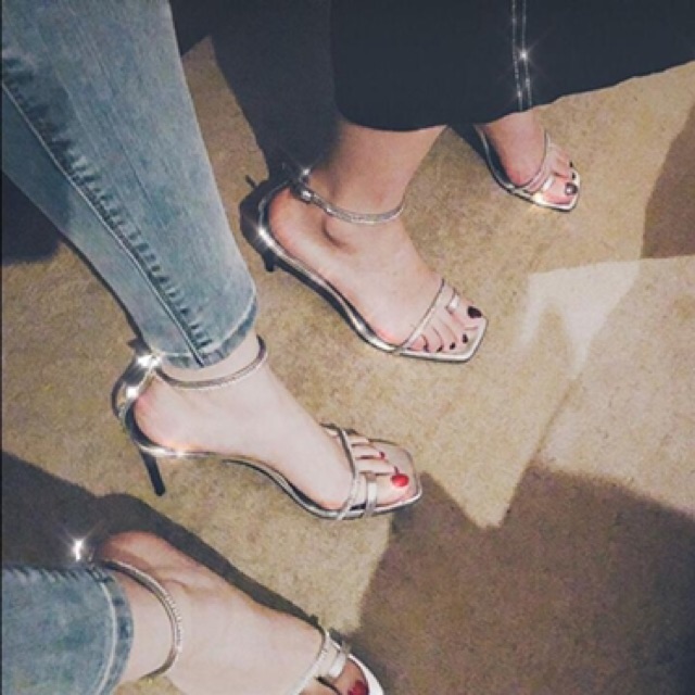 Giầy cao gót sandal zara quai mảnh