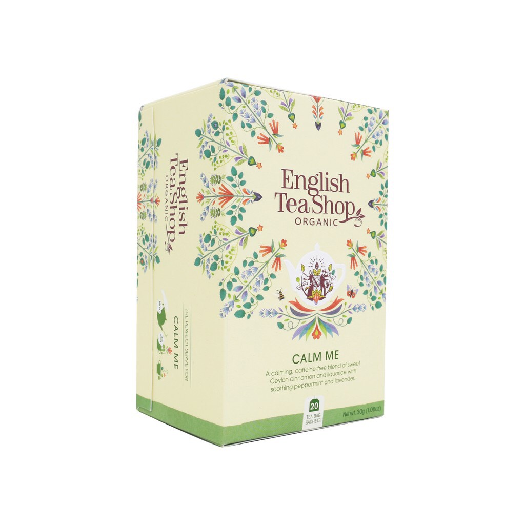 Trà Organic Calm Me hiệu English Tea Shop loại 20 gói