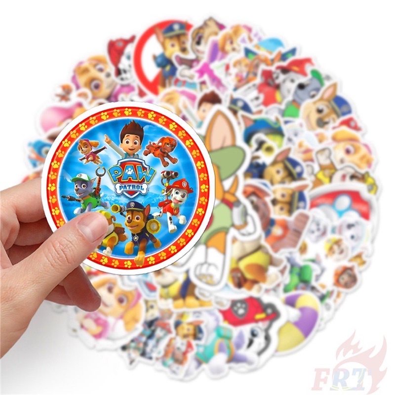 Sticker hoạt hình Chó cứu hộ Paw Patrol không thấm nước