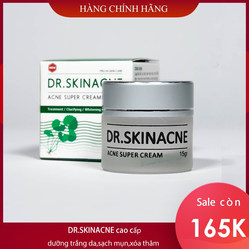 DR.SKINACNE cao cấp dưỡng trắng da,giảm mụn,xóa thâm cho mọi loại da
