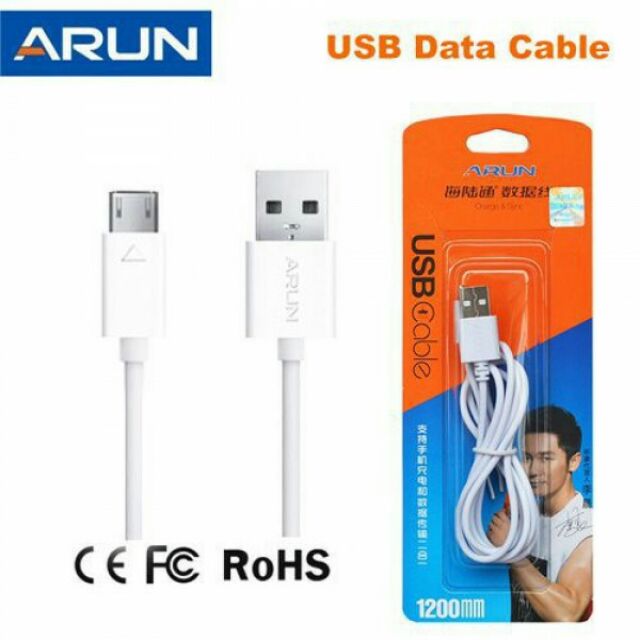 Cáp sạc Arun đầu MicroUSB cho máy android