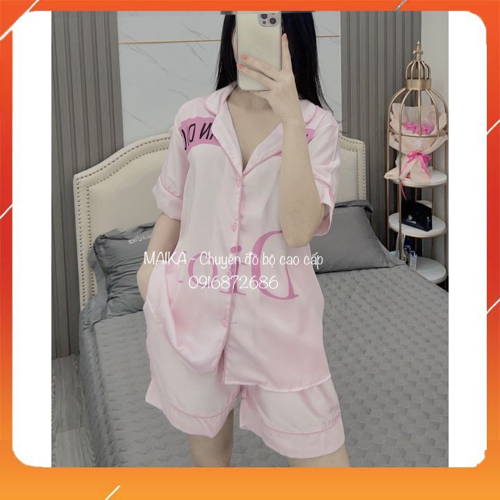 [MỚI] Bộ Pijama đùi nữ ☘CAO CẤP☘ chất liệu LATIN mềm mịn. nhẹ tênh, rất hợp cho những ngày nắng nóng mùa hè