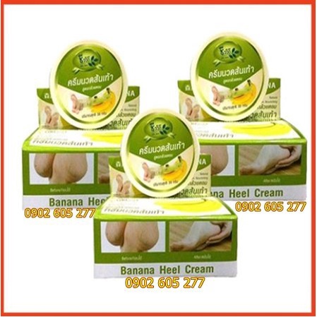 [hàng xịn]Kem Nứt Gót Chân BANANA CREAM HEEL Thái Lan