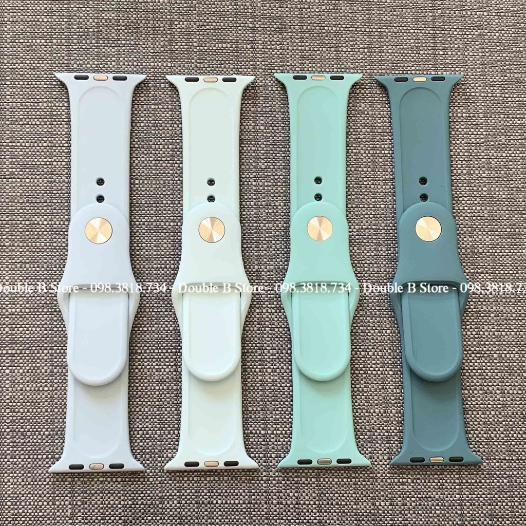 DÂY ĐỒNG HỒ CAO SU APPLE WATCH SPORT BANDS CAO CẤP FULL SIZE 1 2 3 4 5 38mm 40mm 42mm 44mm