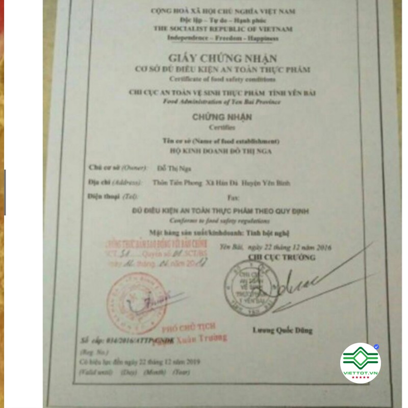 Tinh bột nghệ vàng có giấy ATTP - V932 | BigBuy360 - bigbuy360.vn