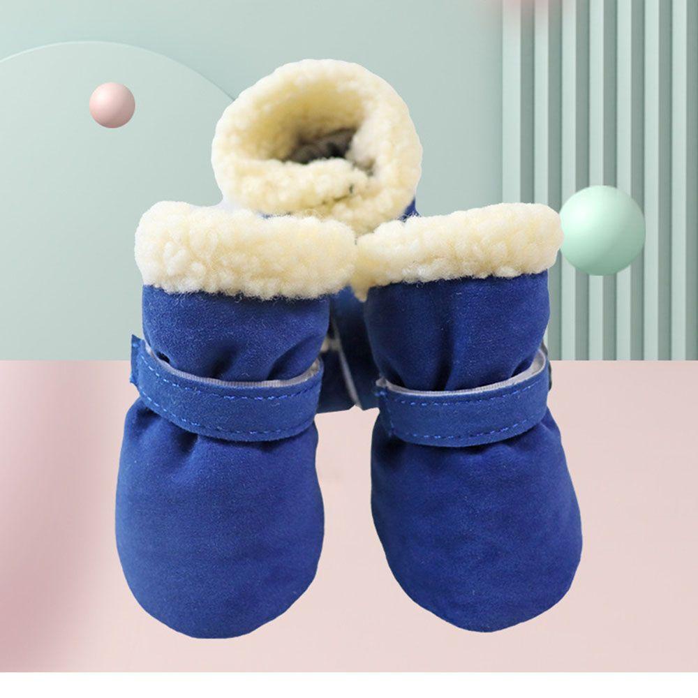 Giày Boot Đi Tuyết Lót Nhung Giữ Ấm Mùa Thu Đông Cho Thú Cưng LAYOR1