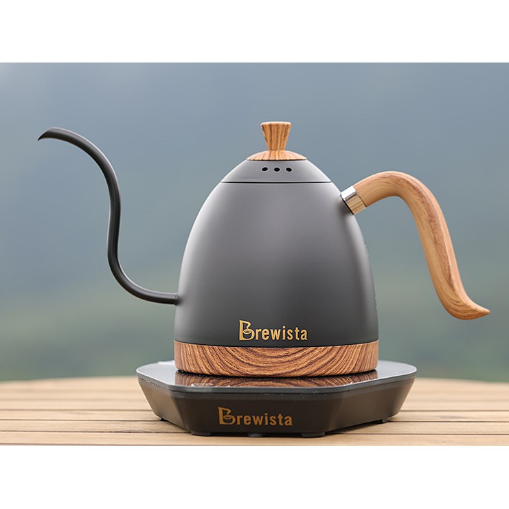 Ấm đun cảm ứng chuyên dụng rót cà phê Kettle 600ml - Đen nhám (Chính hãng Brewista)