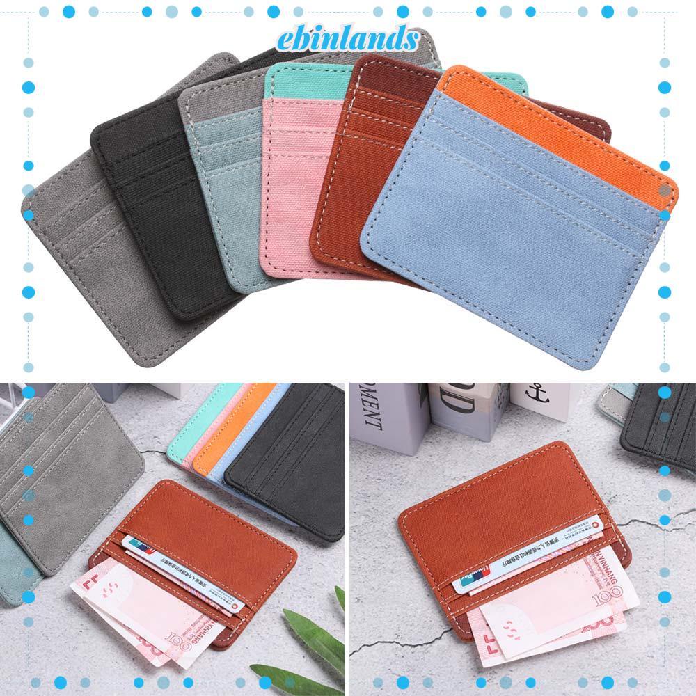 EBINLANDS Card Holder Slim Bank Credit Card ID Cards Coin Pouch Case Bag Wallet Organizer Women Men Thin Business Card Wallet