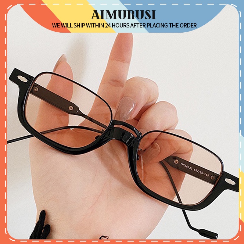 (AIMURUSI) COD Kính Mát Nửa Gọng Chống Tia Uv Thời Trang Hàn Quốc