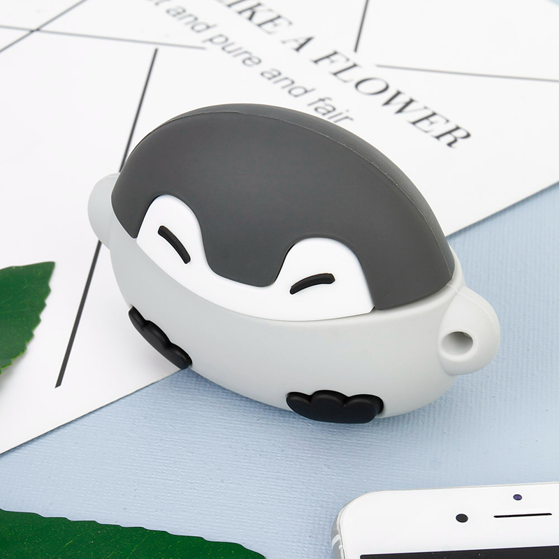 Vỏ Bảo Vệ Hộp Đựng Tai Nghe Airpods Pro3 Hình Chim Cánh Cụt Đáng Yêu