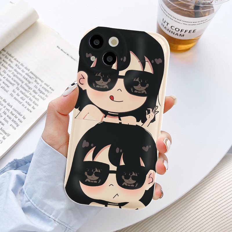 Ốp lưng iphone đệm khí phone girl trà sữa 6/6plus/6splus/7/7plus/8/8plus/xs/11/12/13/pro/max/promax - SALE HOT B5-25