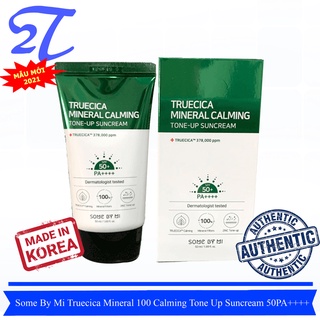 [Mẫu mới 2021] Kem Chống Nắng Some By Mi Truecica Mineral 100 Calming Tone Up Suncream 50PA++++ 50ml
