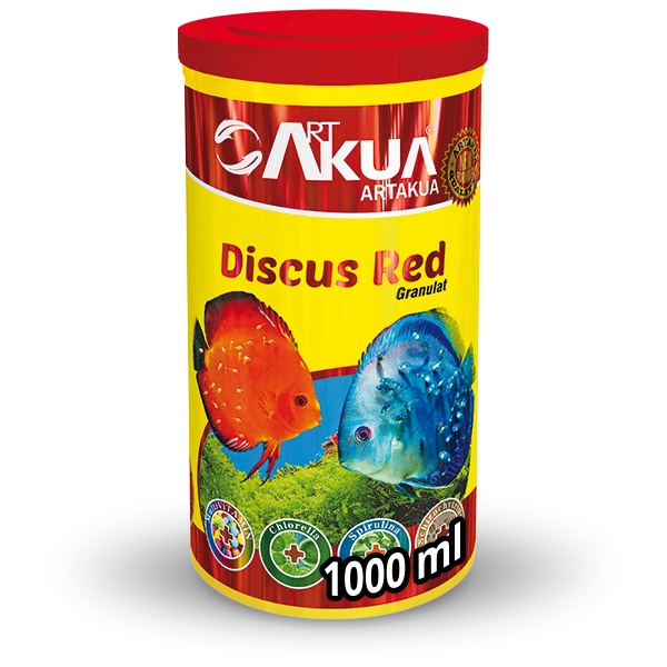 A8- ARTAKUA DISCUS RED-100g-Thức ăn giàu protein phát triển màu sắc tối đa các loài cá ăn mồi miệng nhỏ.