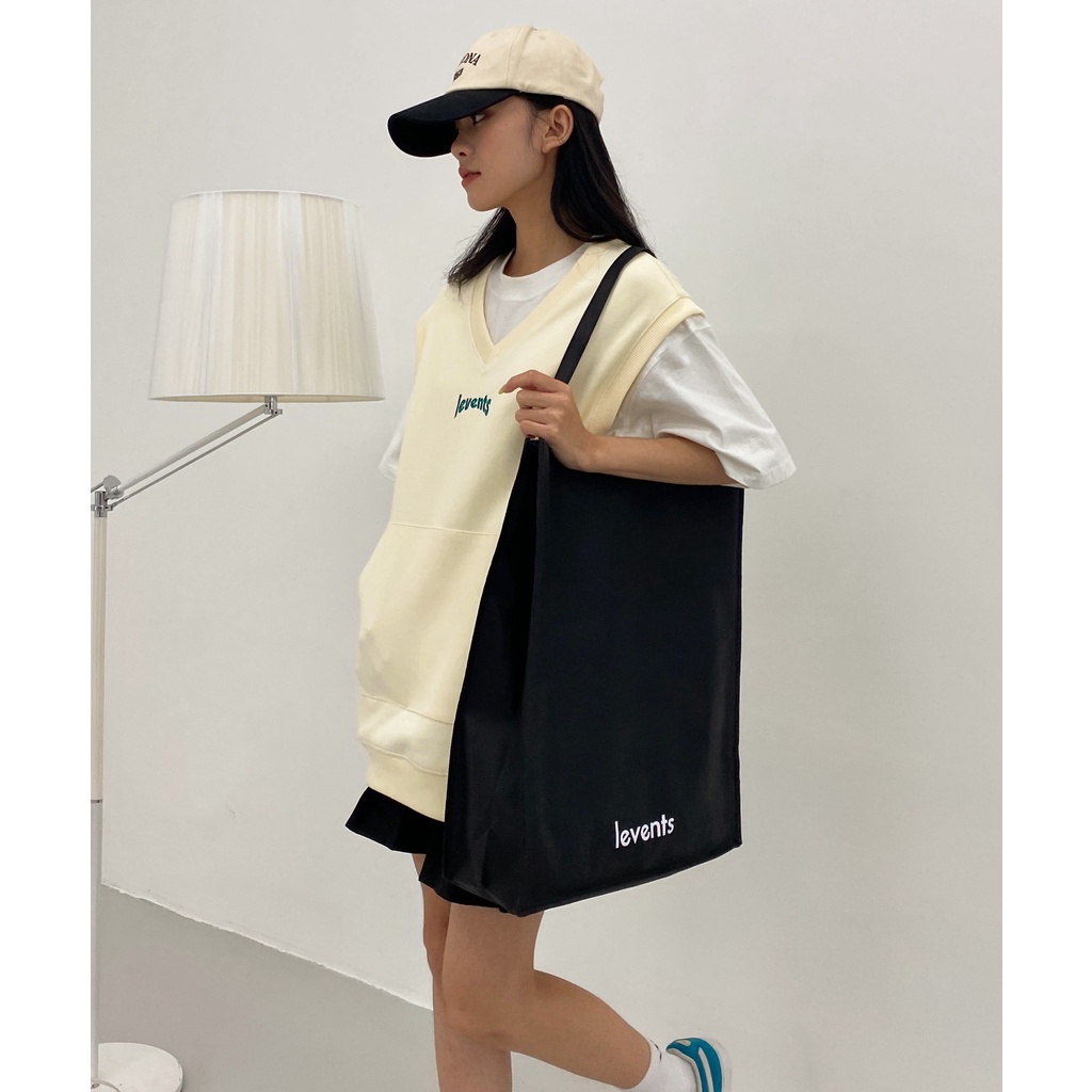 Áo gile &quot;LÌ VEN FABRIC&quot; Essential/ Cream