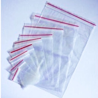 Túi zip chỉ đỏ, túi dán Đựng Phụ Kiện (nhiều size)