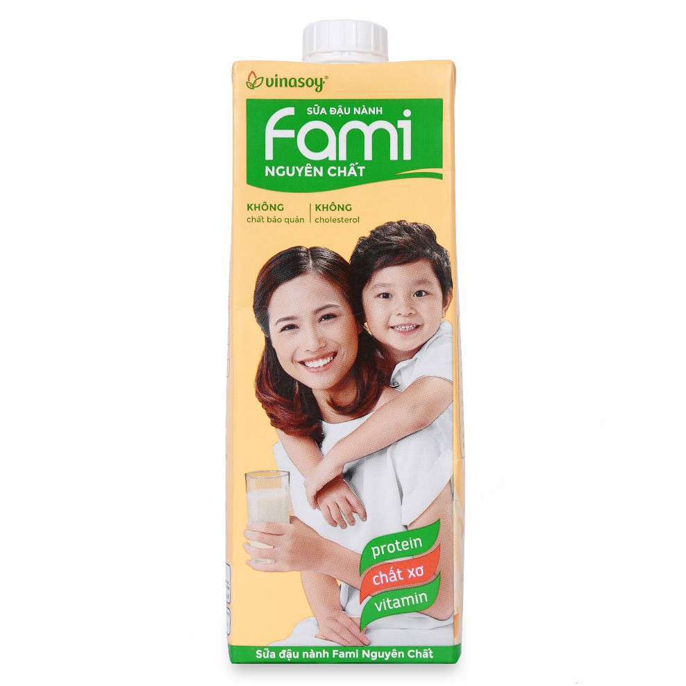 Thùng sữa đậu nành Fami 1000ml (10 hộp)