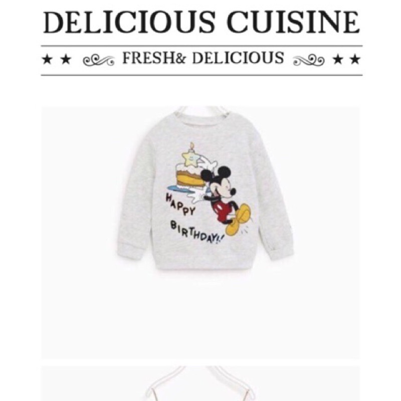 Set Mickey zara vnxk