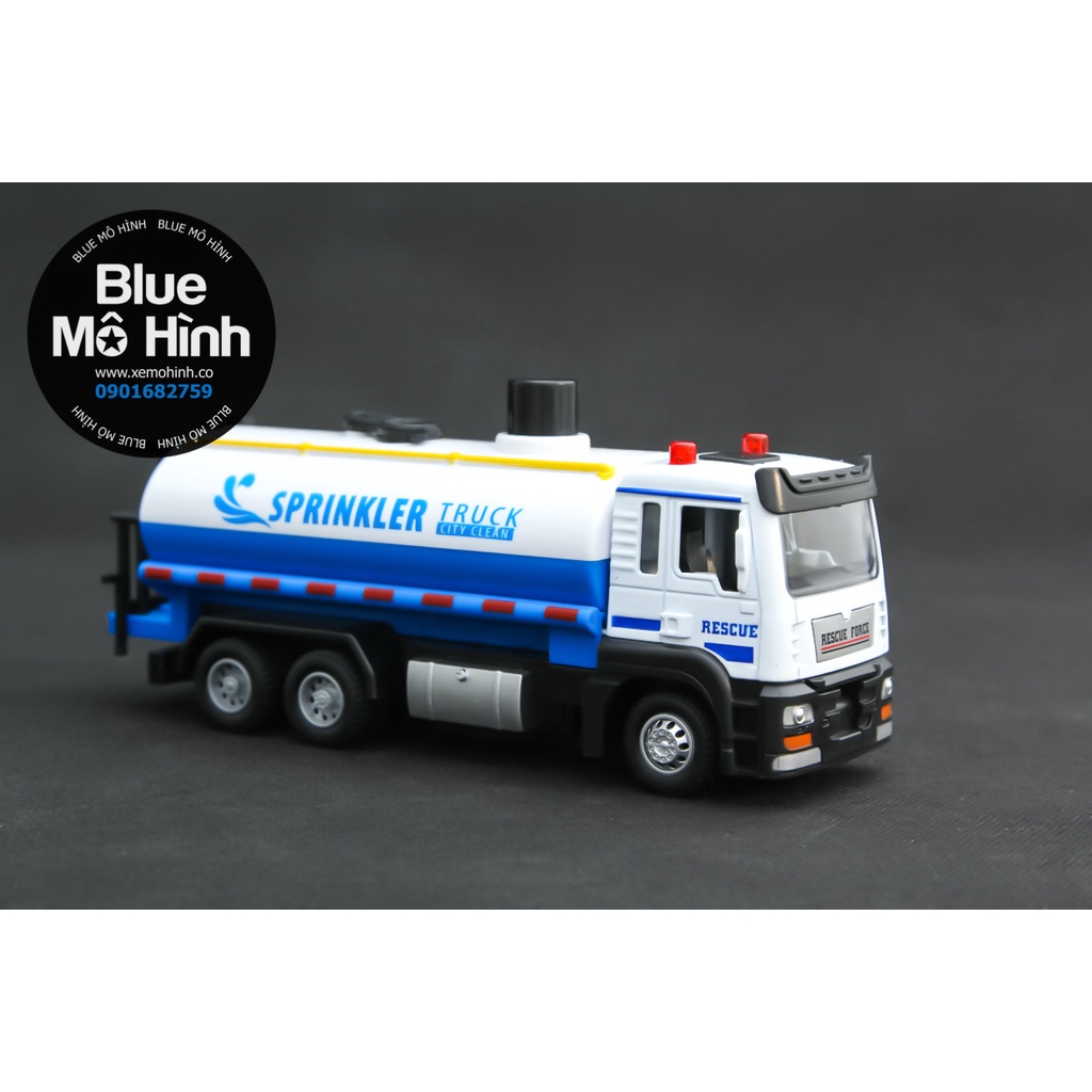 Xe mô hình công trình xe bồn phun nước
