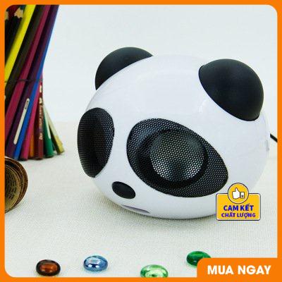 [Tặng Ví] Loa nghe nhạc hình gấu trúc ngộ nghĩnh,Loa máy tính mini gấu trúc Panda để bàn cao cấp âm thanh chuẩn stereo