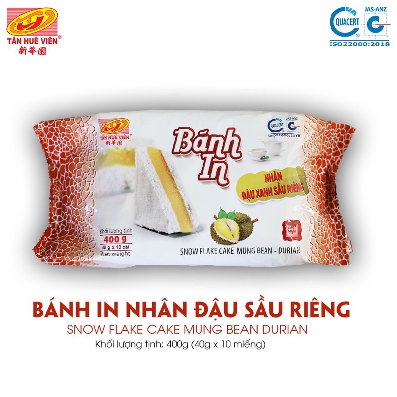 Bánh In Tân Huê Viên 10 Miếng 400gam