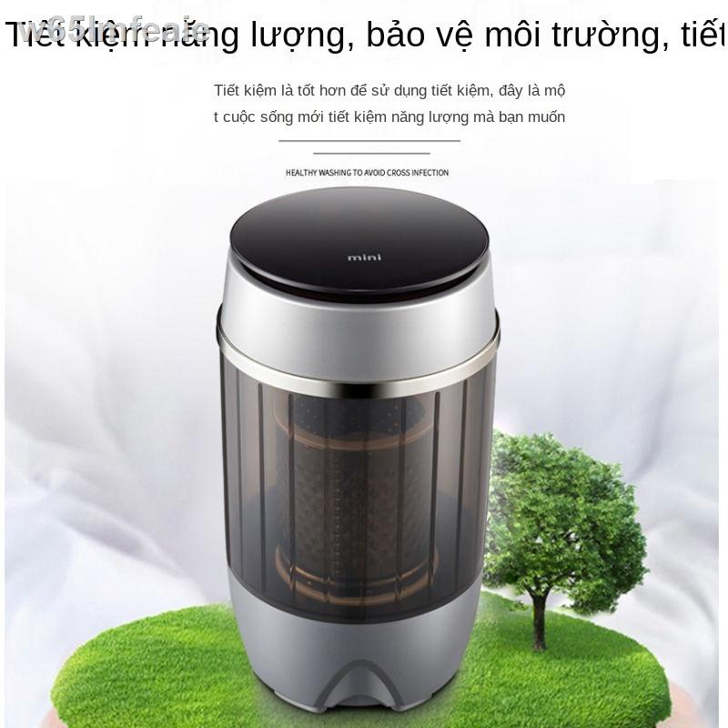▧Máy giặt mini hiện đại Hàn Quốc thùng đơn nhỏ bán tự động cho bé ký túc xá hộ gia đình khử nước đồ lót