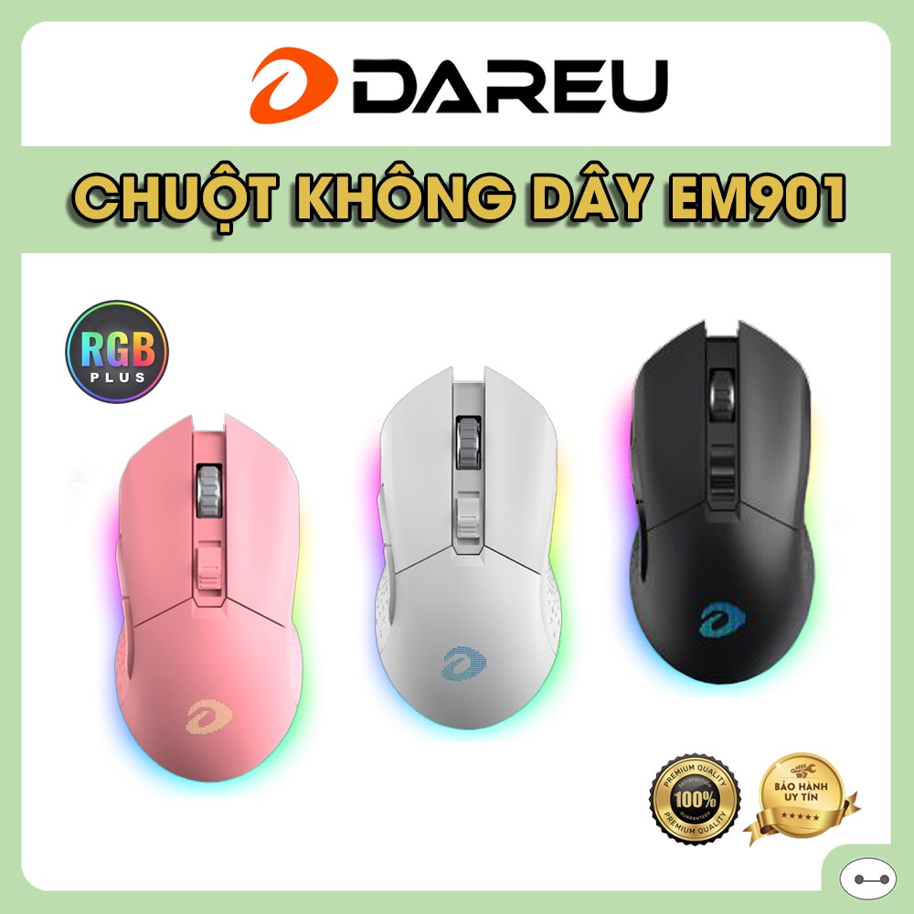 CHUỘT DAREU EM901 KHÔNG DÂY LED RGB