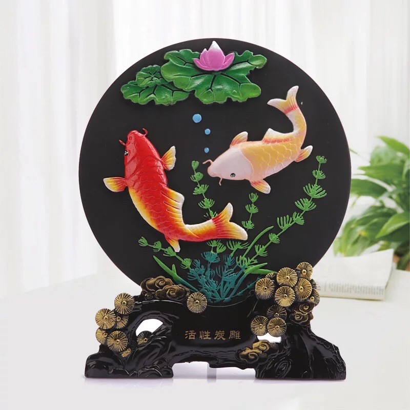 Đĩa cá rồng vàng đại cát, đại lợi | BigBuy360 - bigbuy360.vn