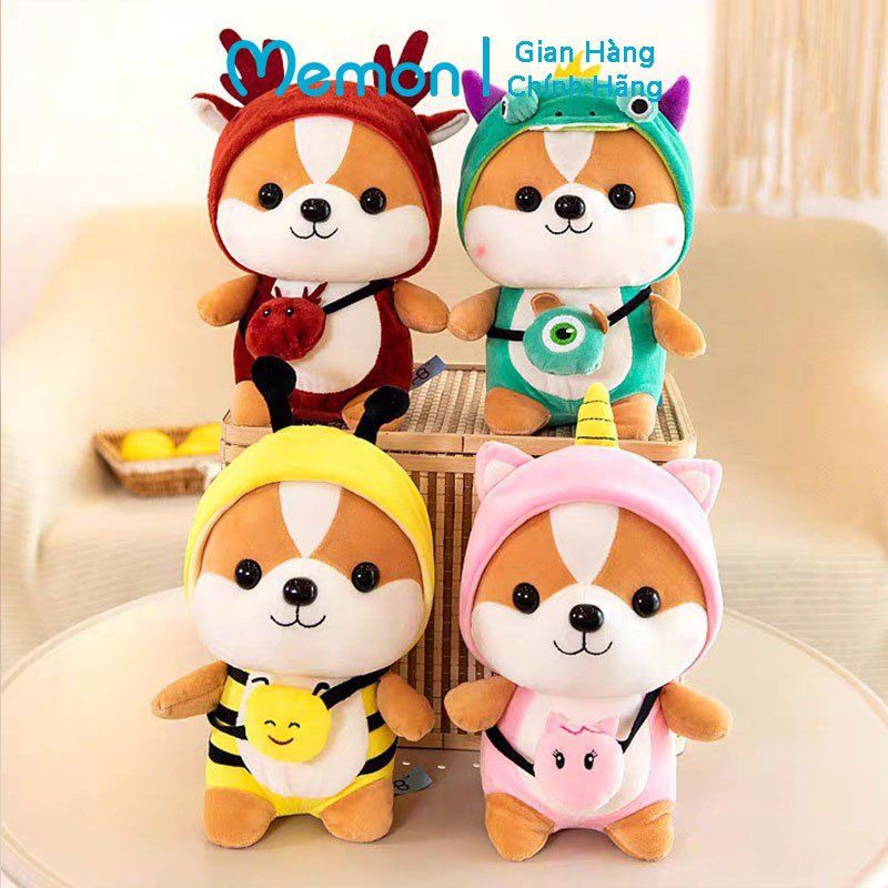 Chó Bông Shiba Cosplay 25 cm Cao Cấp Memon