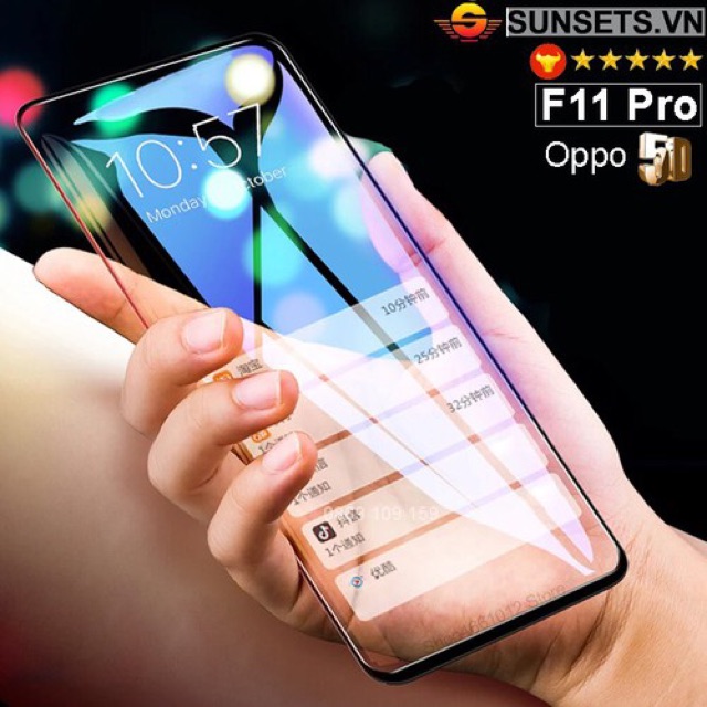 Bộ 4 kính cường lực oppo F11 Pro,F11Pro Siêu cứng,Bóng,Đẹp