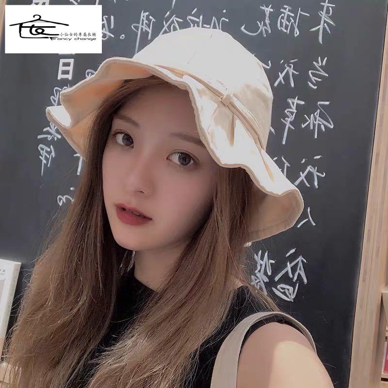 Nón Vành Chống Nắng Đính Nơ Phong Cách Hàn Quốc Thời Trang Cho Nữ