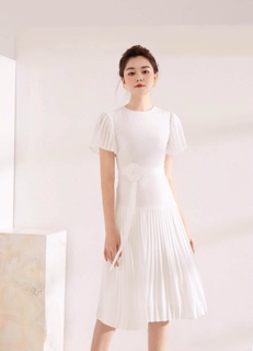 Đầm dập li phối hoa sang trọng