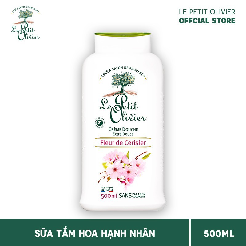 Sữa Tắm Le Petit Olivier Chiết Xuất Hoa Hồng và Hạnh Nhân 500ml - Viebeauty