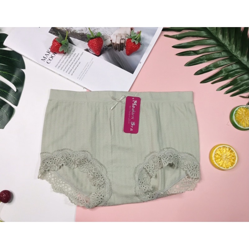 Quần lót nữ Thái Lan chất thun tăm co dãn 4 chiều Size 48-55kg