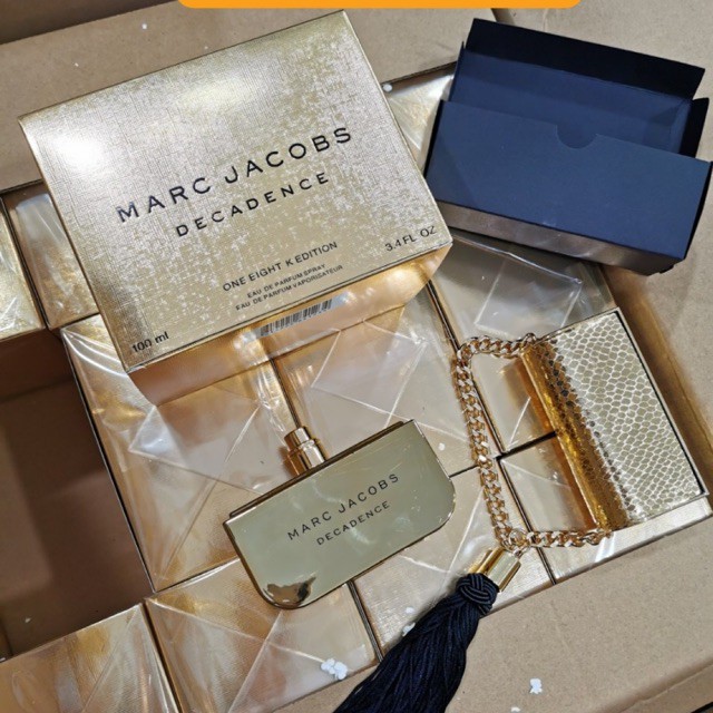[𝘊𝘩𝘪́𝘯𝘩 𝘏𝘢̃𝘯𝘨] Nước hoa mini cao cấp Marc Jacobs Decadence Gold One Eight K Edition For Women, 3.4 Ounce