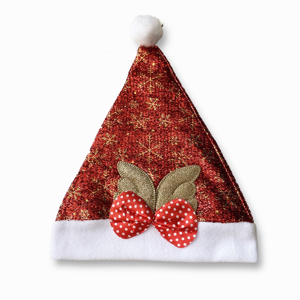Nón Giáng Sinh ông già Noel mùa đông ấm áp bằng lông nhung cao cấp cho trẻ em và người lớn