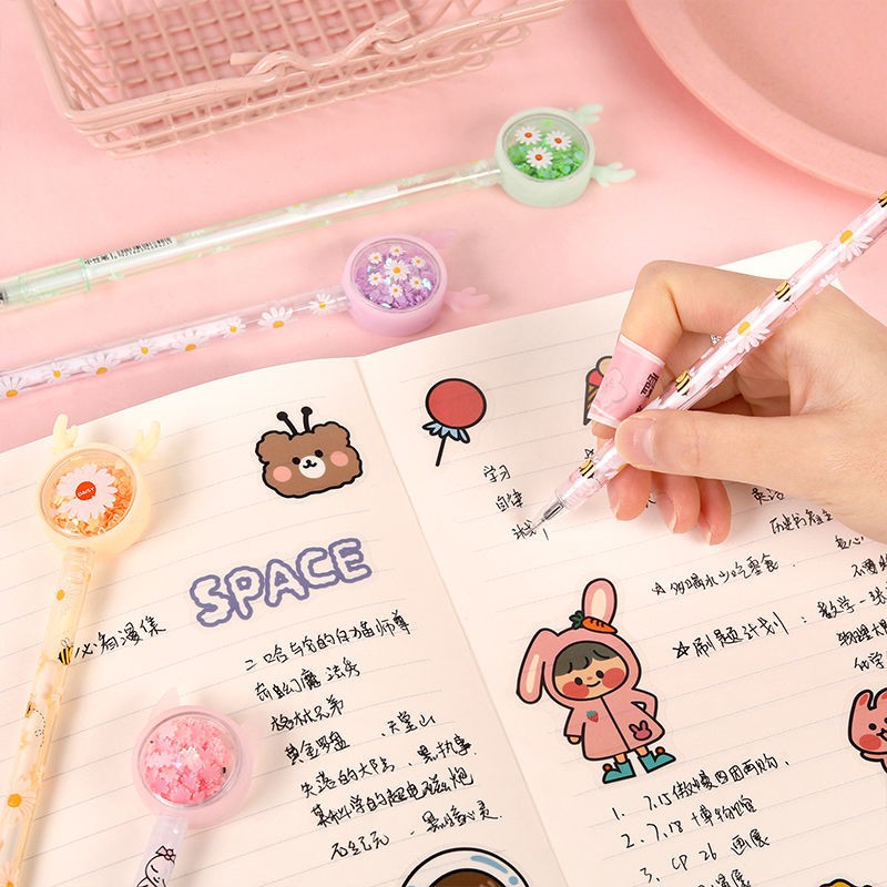 Bút bi họa tiết đáng yêu dễ thương kiểu Hàn Quốc dành cho các cô gái