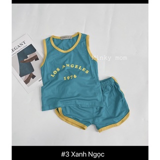 Bộ MInky Mom ba lỗ cho bé siêu mát