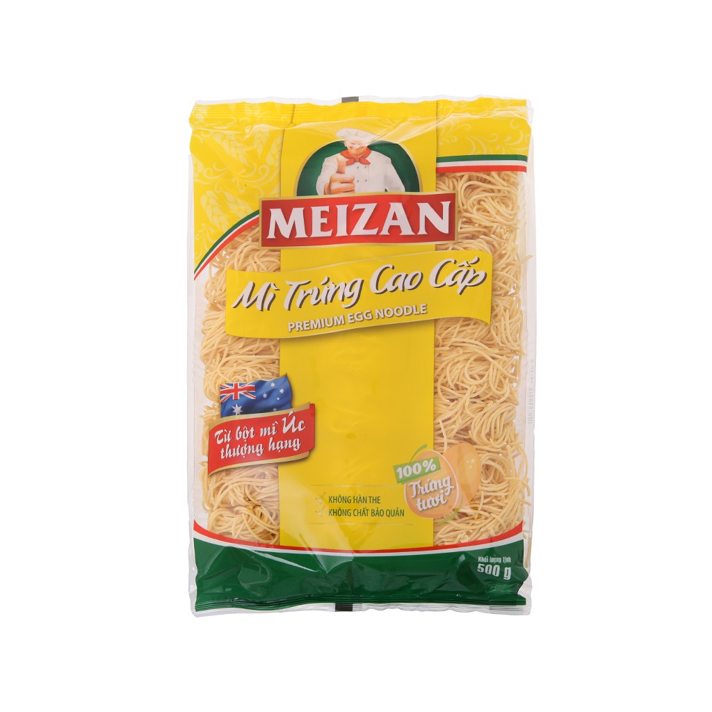 Mì trứng Meizan gói 500g