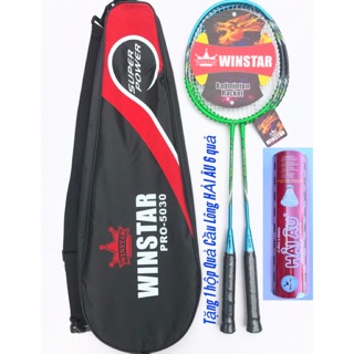 Vợt Cầu Lông 1 Đôi WINSTAR 5030 Bao Lớn ( Chính Hãng ) Tặng Kèm 1 Hộp Quả Cầu Lông HẢI ÂU 6 Quả