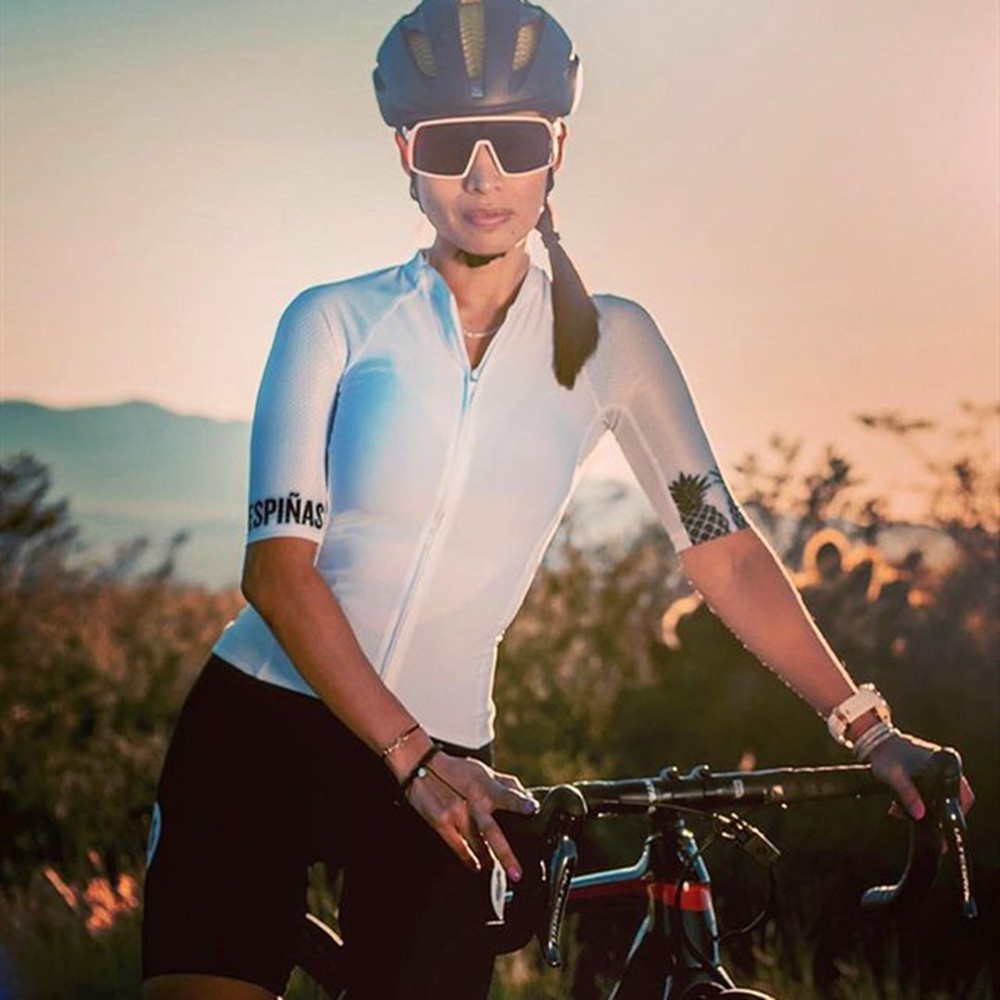 Bộ quần áo đạp xe ngắn tay nhanh khô thời trang mùa hè cho nữ