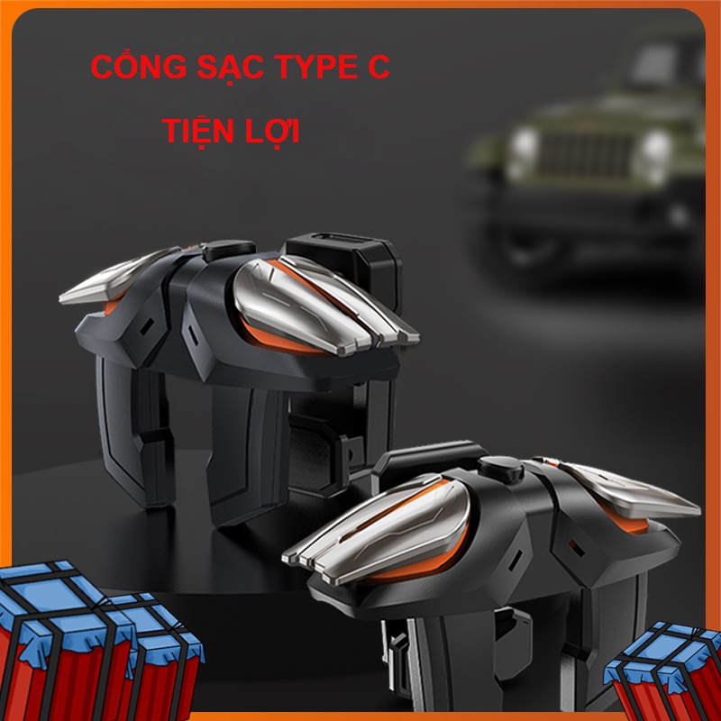 [HÀNG CAO CẤP]  AUTO TAP 6 NGÓN JS61 | Nút chơi game auto tap 6 NGÓN dành cho game FPS Freefire, PUBG, COD