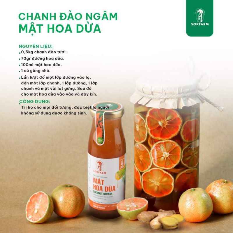 Mật hoa dừa cô đặc Sokfarm 700g