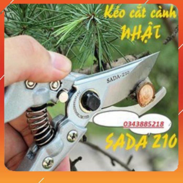 Kéo cắt tỉa cành cây SẮC vĩnh viễn HÀNg nhật tốt - KÉO SADA 210- GIÁ SẬP SÀN - KÉO SADA 210