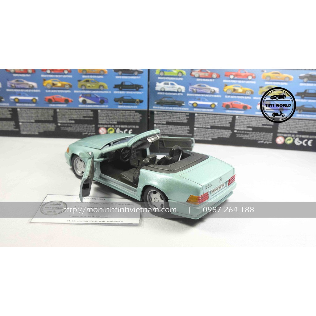 Mô hình ô tô Mercedes-Benz 500SL  1:24 Welly