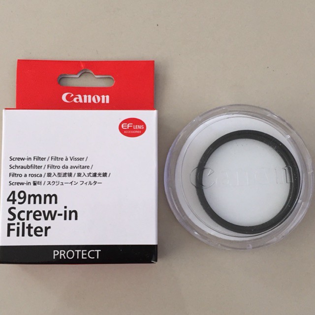 Bộ Lọc Ống Kính Máy Ảnh Canon 49mm Ef-m 15-45mm (m3 / M5 / M6 / M10)