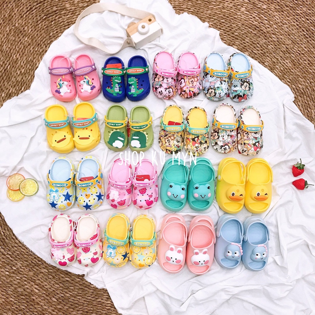 Dép cho bé Bobdog, sục cross cho bé trai bé gái siêu nhẹ chống trơn trượt chính hãng BD02