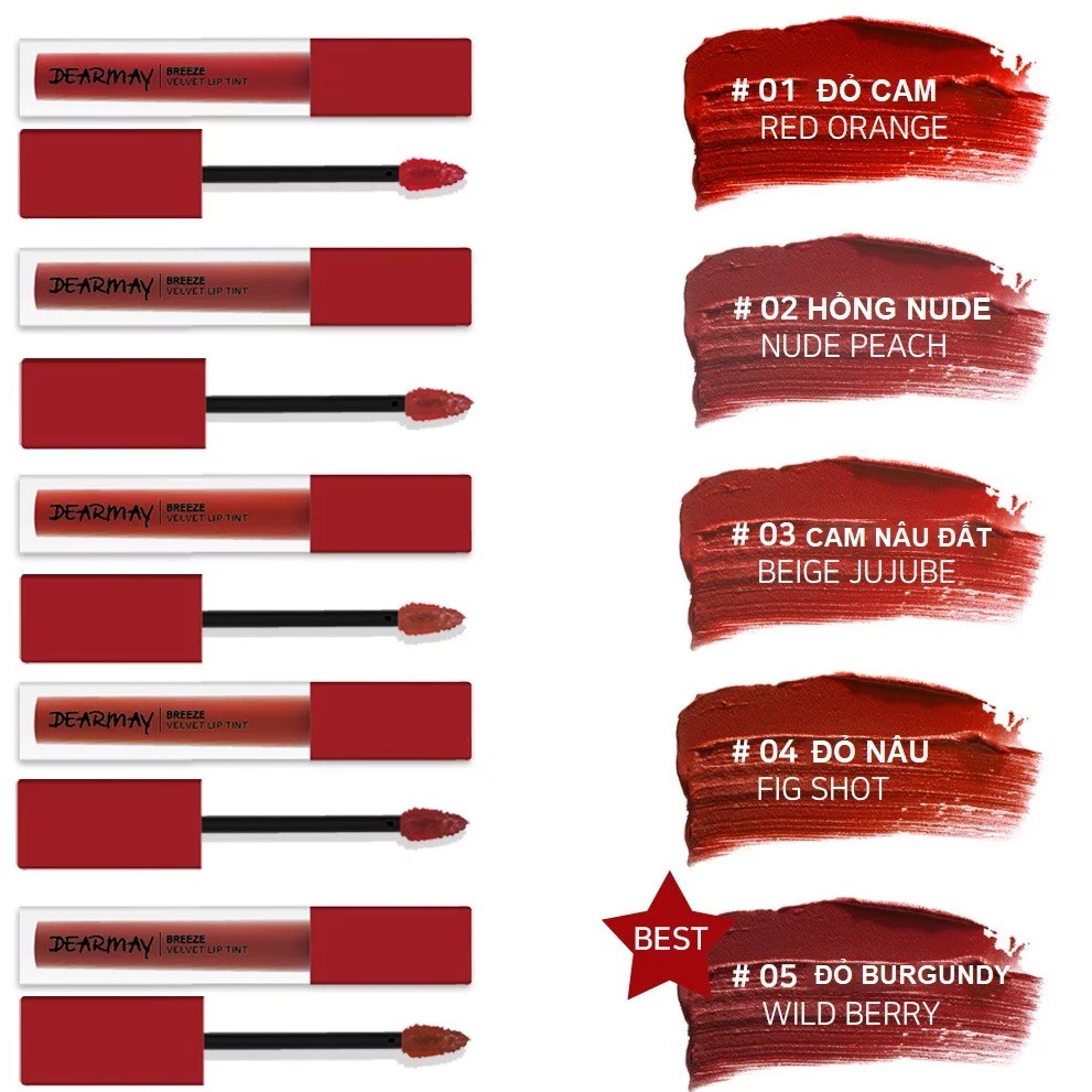 Son Kem Lì Dearmay Breeze Velvet Lip Tint | BigBuy360 - bigbuy360.vn