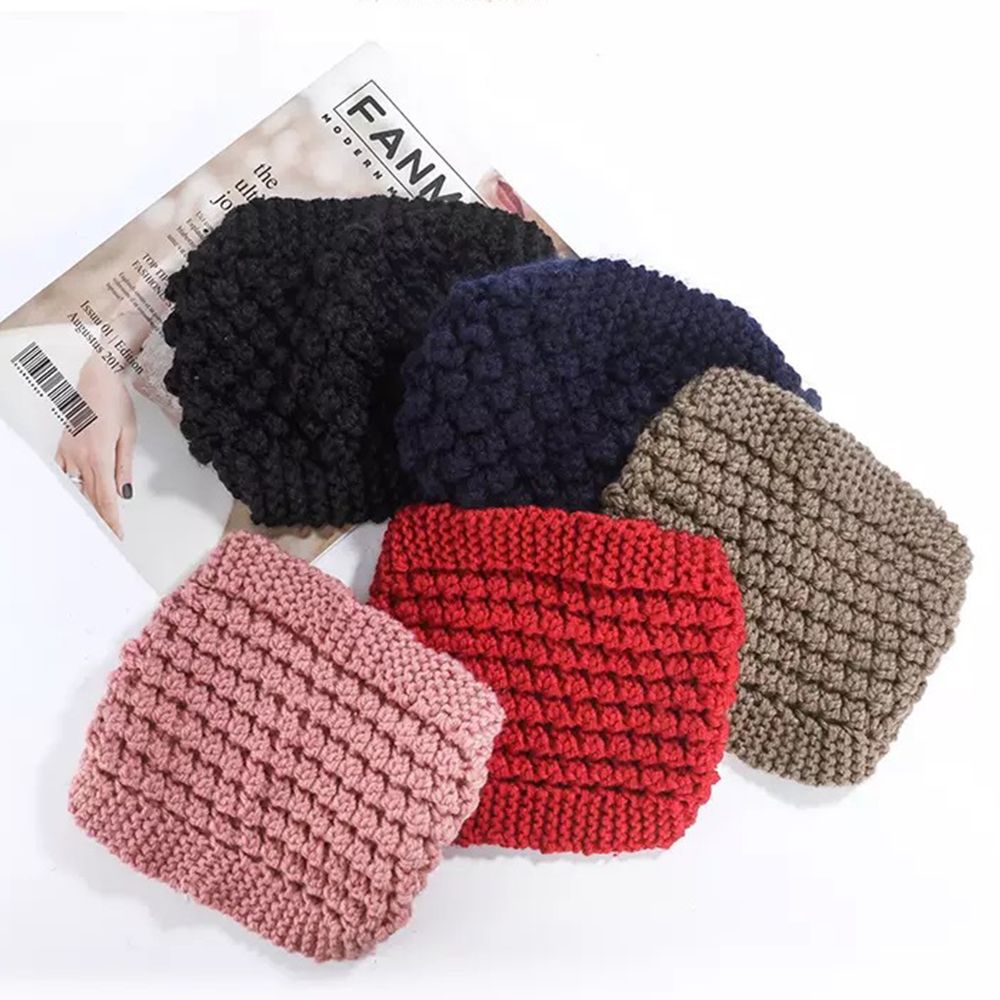 Băng Đô Len Ấm Áp Xinh Xắn Dành Cho Nữ