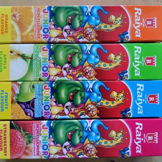 Kem đánh răng trẻ em raiya junio 75g